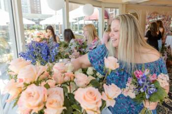 Bridal Shower Floral Bar