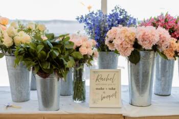 Bridal Shower floral bar